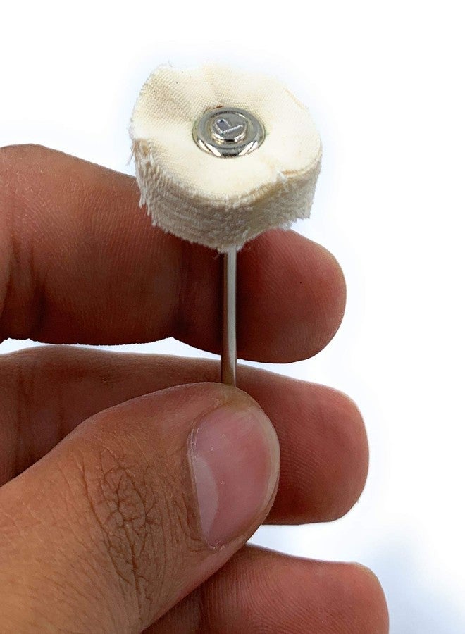 أون كريم تلميع من قماش الموسلين من Aone، ١٠ قطع، للتلميع والتنظيف، مناسب لأداة دريميل الدوارة، والمحركات اليدوية الصغيرة، ومحركات التلميع، لصناعة المجوهرات والساعات والنماذج والحرف اليدوية. - Image 2